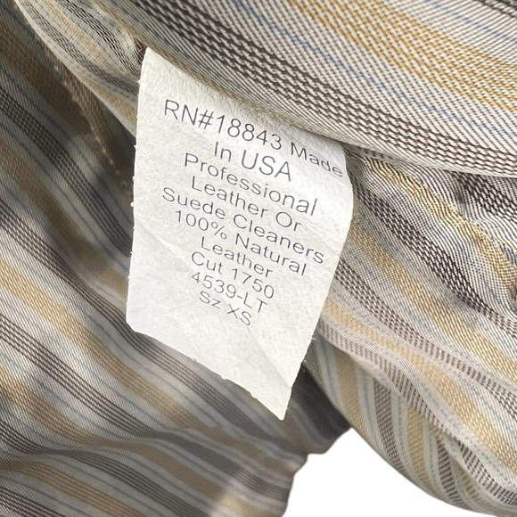 Beautiful vintage brown leather jacket - Picture 7 of 12